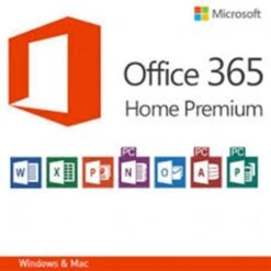 Office 365 Home Premium Mac/Win (ESD) 1 Year Subscription, Up To 5 Devices