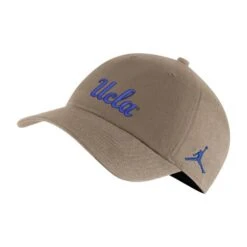 UCLA Bruins Nike Script Jumpman Side Cap -Outlet ModMotive Collective Store 137805 khaki 01
