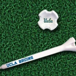 UCLA Script And Block Golf Tee Set