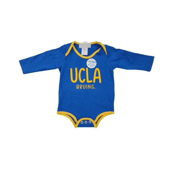 UCLA Infant Color Block Bubble Bruins Romper 1 UCLA Infant Color Block Bubble Bruins Romper
