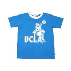 UCLA Toddler Leaning Retro Joe Ringer Tee