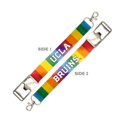 UCLA Rainbow Bottle Opener Key Strap