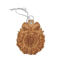UCLA Legend Wooden Wreath Ornament