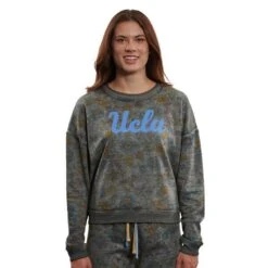 UCLA Floral Burnout Crewneck Sweatshirt