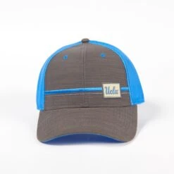 UCLA Script Stripe Trucker Cap