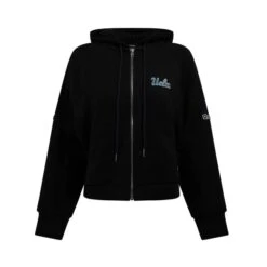 UCLA Women's Raglan Full Zip Hoodie -Outlet ModMotive Collective Store 606564 black 01