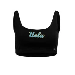 UCLA Women's Script Scoop Crop Tank Top 6 UCLA Women's Script Scoop Crop Tank Top -Outlet ModMotive Collective Store 606912 black 01