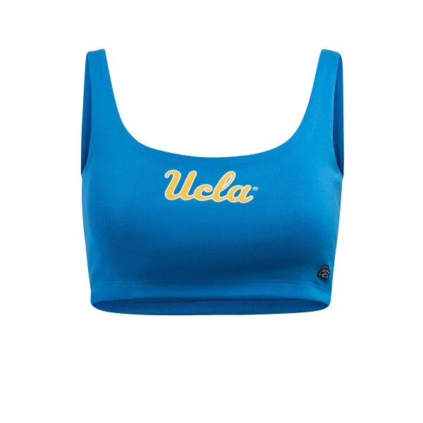 UCLA Women's Script Scoop Crop Tank Top 1 UCLA Women's Script Scoop Crop Tank Top
