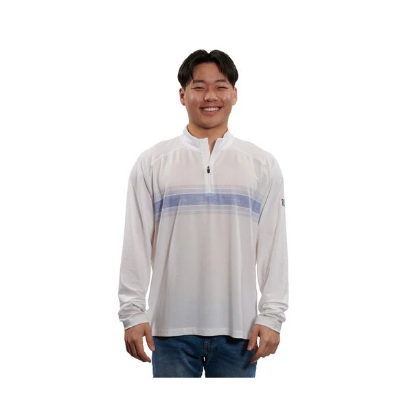 UCLA Bruins Johnnie-O Striped Chest Long Sleeve Polo 2 UCLA Bruins Johnnie-O Striped Chest Long Sleeve Polo - Image 2