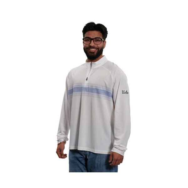 UCLA Bruins Johnnie-O Striped Chest Long Sleeve Polo 4 UCLA Bruins Johnnie-O Striped Chest Long Sleeve Polo - Image 4