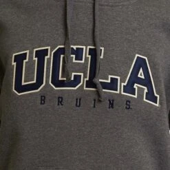 UCLA Block Arch Over Bruins Hooded Sweatshirt -Outlet ModMotive Collective Store 68598 charcoal 02