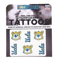 UCLA Script And Retro Joe Tattoos