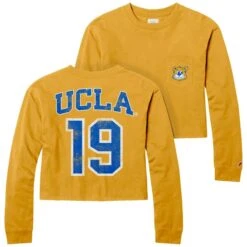 UCLA Women's Retro Joe Long Sleeve Crop Tee