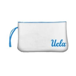 UCLA Script Clear Wristlet